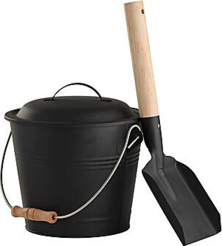 Askebøtte med spade 5 liter