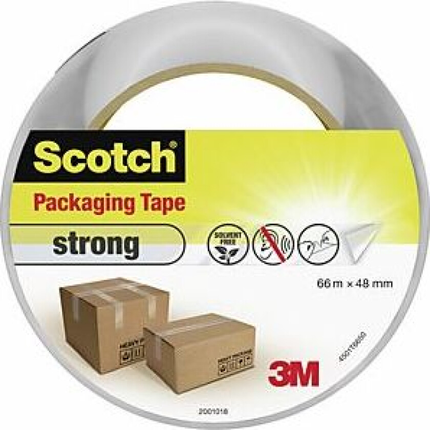 Pakketape 4501t48 66m48mm klar strong