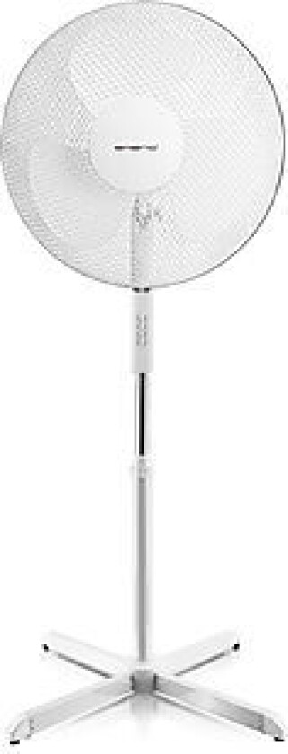 Gulvvifte hvit justerbar