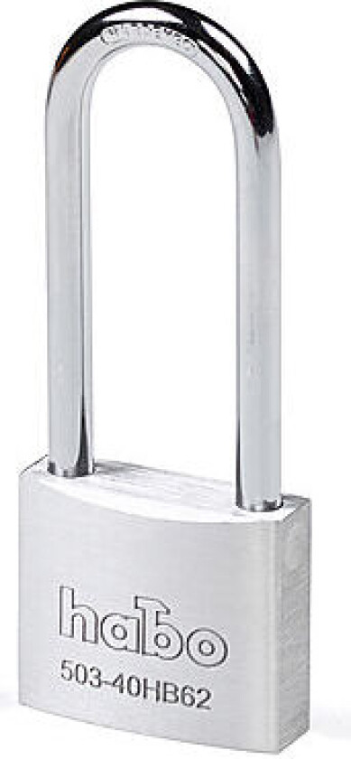 Habo hengelås 503-40 HB62 høy bøyle