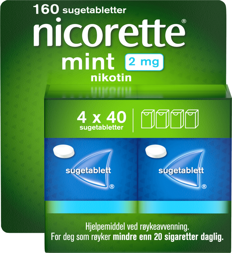 2 mg sugetabletter mint 4x40 stk