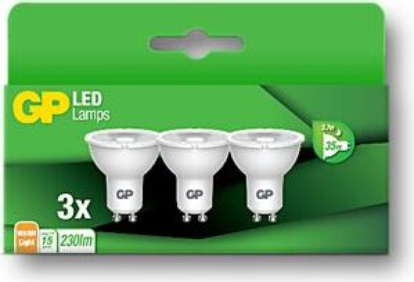 Lyspære LED TWIST GU10 3.1-35W 087427-LDB3
