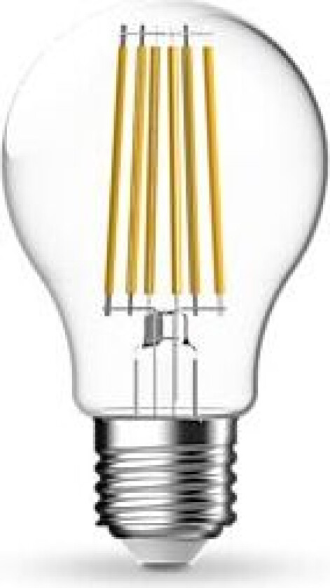 Lyspære led globepære flameswitch E27 7 Watt