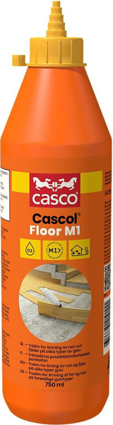 Bilde av Casco Cascol Floor M1 trelim Et spesialtilpasset trelim for liming av not og fjær samt annet gulvarbeid.