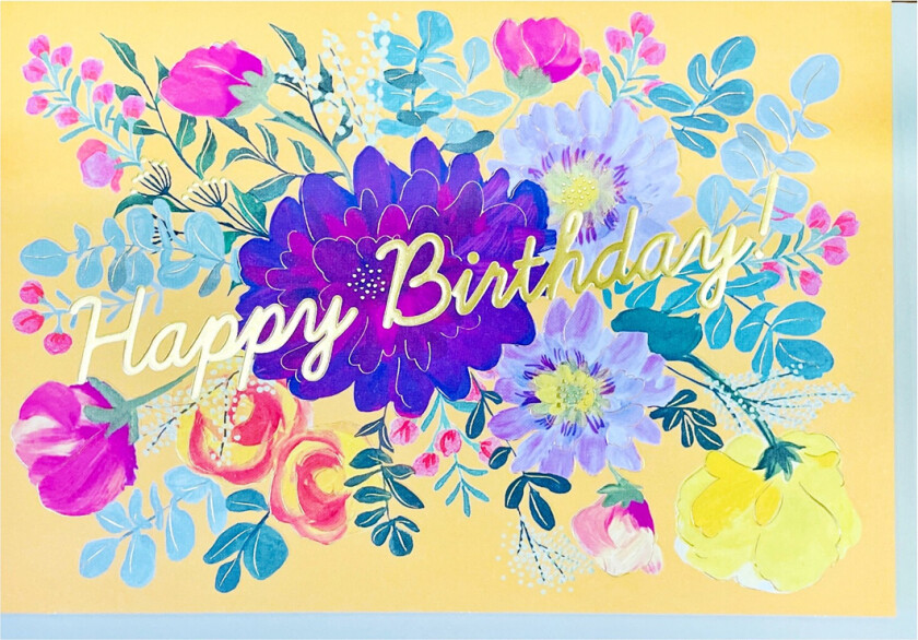 Gratulasjonskort Dahlia