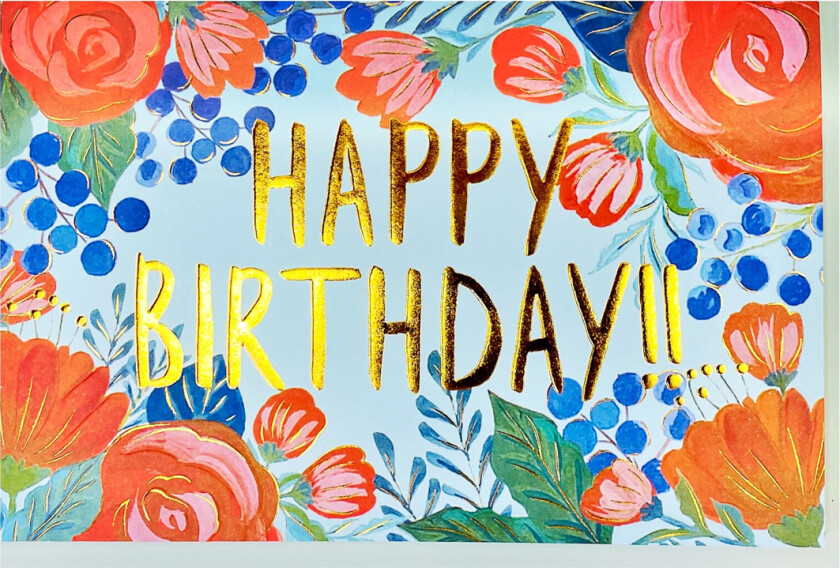 Gratulasjonskort Bukett