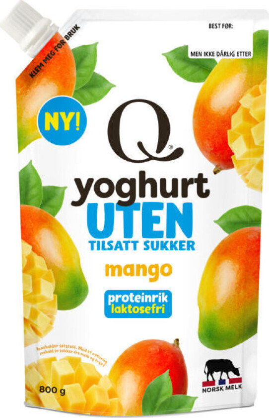 Yoghurt Mango u/sukker 800g