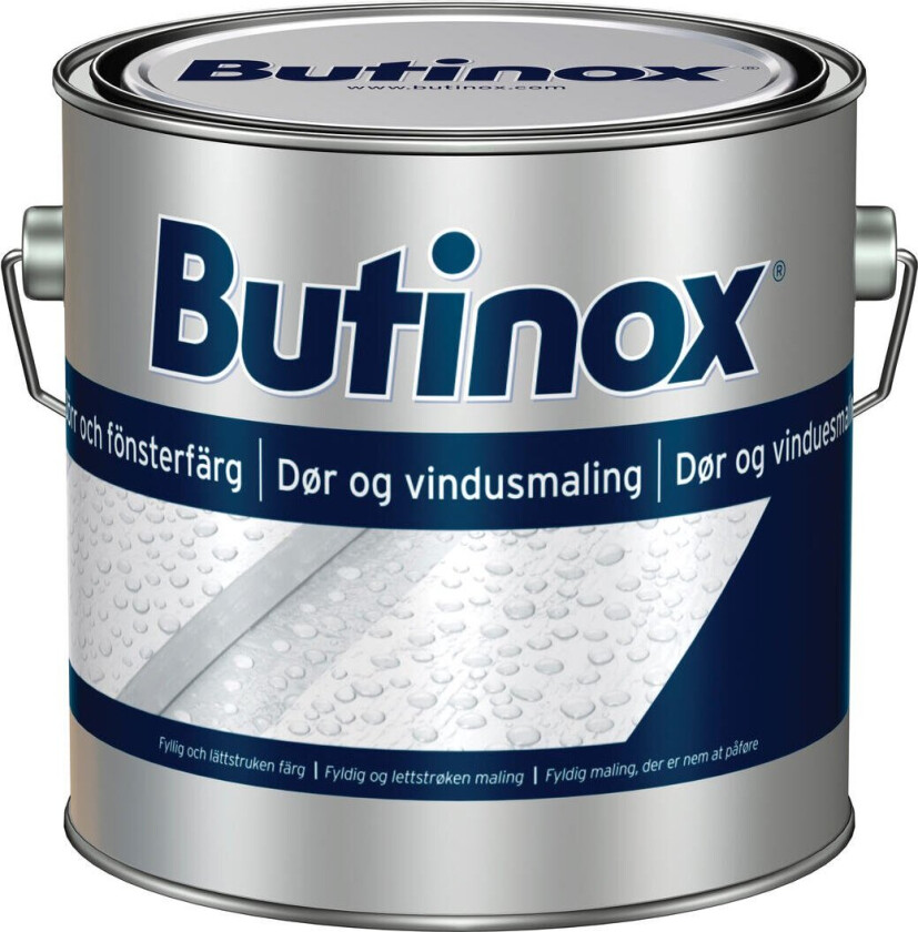 BUTINOX FUTURA DØR VINDU SELVRENSENDE 0,68L KLASSISK HVIT