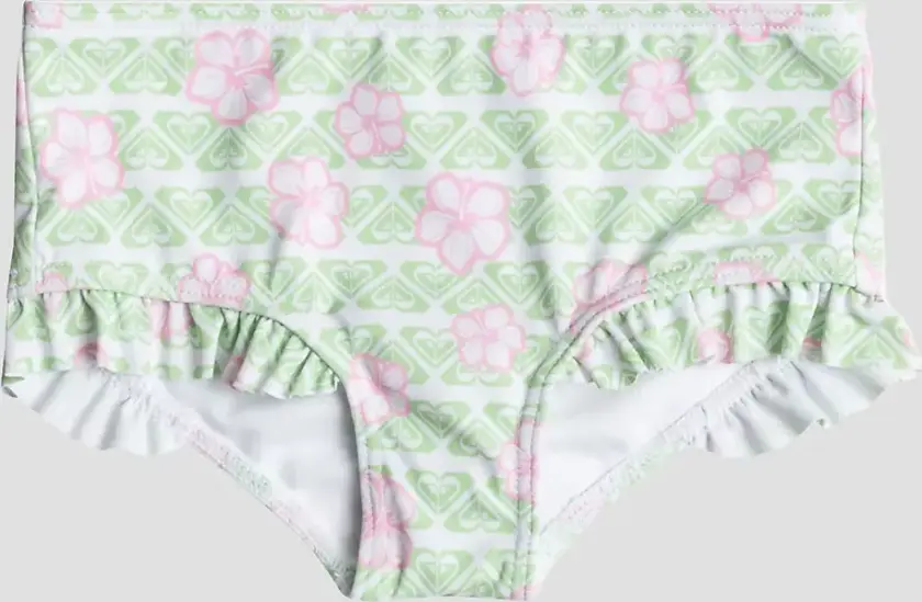 Hibiline Shorty Bottom Kids Bikini Bottom hvit