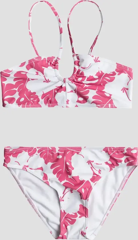 Totally Iconic Bralette Kids Bikini Set rosa