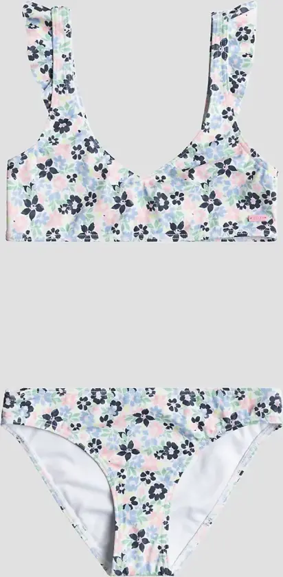 Dreamer Ruffle Bralette Kids Bikini Set mønster