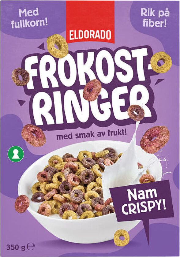Frokostringer Fruktsmak 350g
