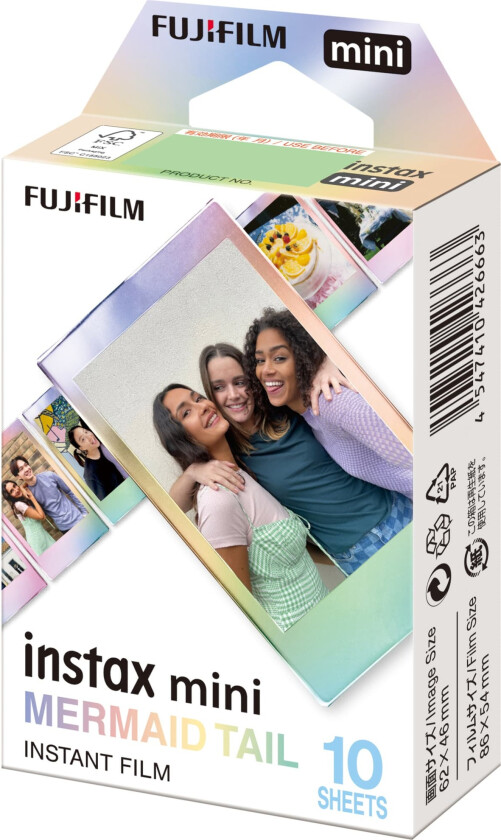 Instax Mini Mermaid Tail instant film (10-pakning)