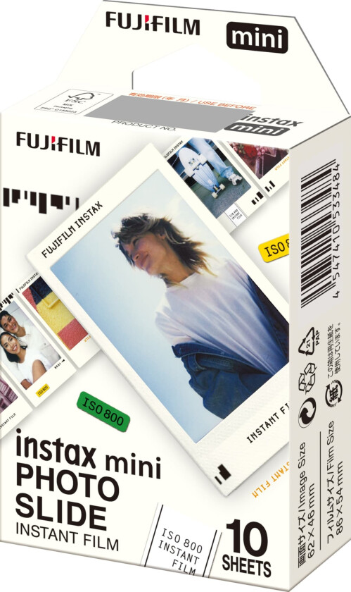 Instax Mini Slide instant film (10-pakning)