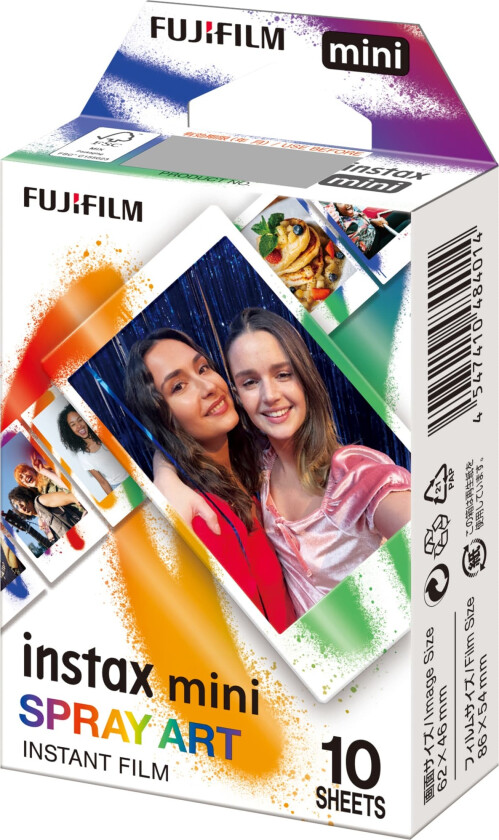 Instax Mini Film Spray Art
