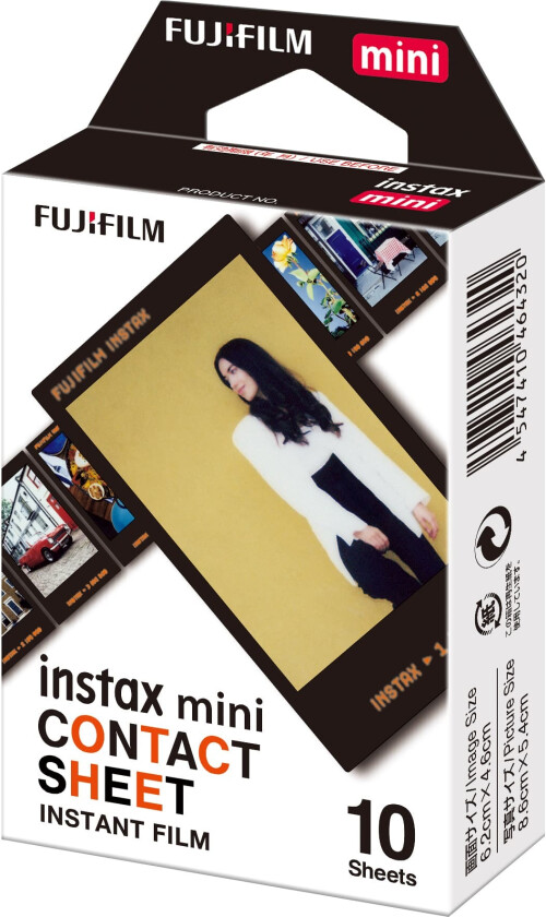 Instax Mini Film Contact Sheet