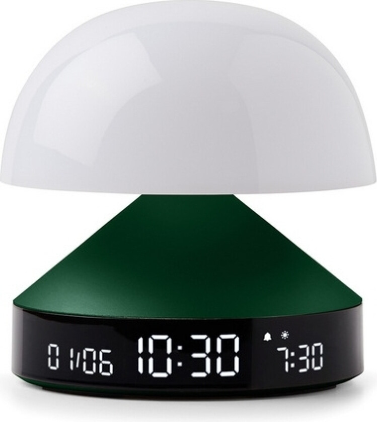 Mina Sunrise, Digital Vekkerklokke, Rund, Grønn, Lcd, Batteri, 5 V