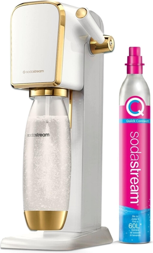 Soda Maker Art Baltas Auksinis Qc Incl 1L Pet Bottle (2270295)