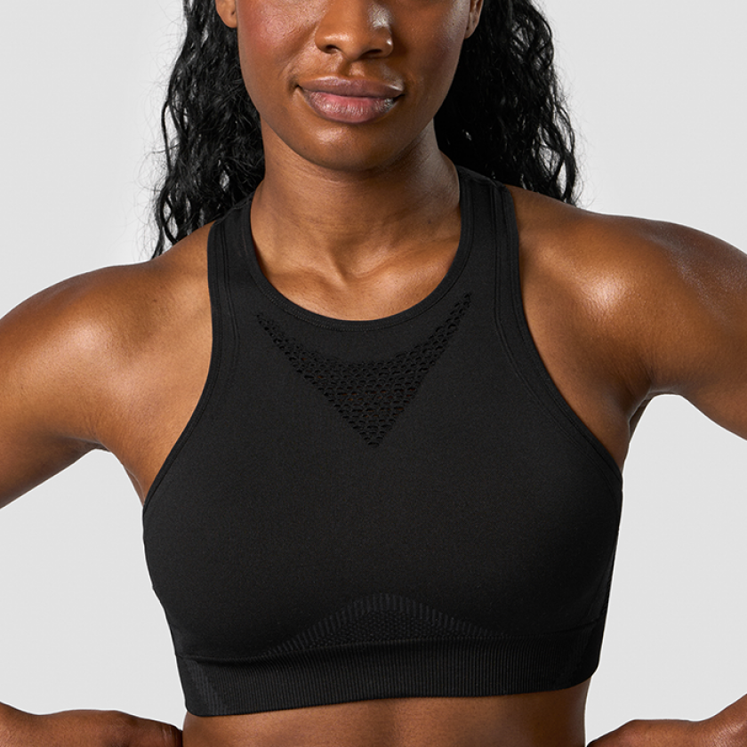Impact Seamless Sports Bra, Black