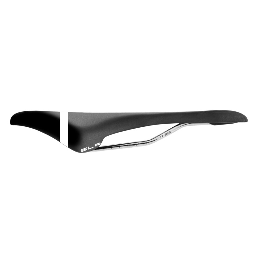 Saddle SLR SuperFlow EVO LTD Titanium, sykkelsete BLACK