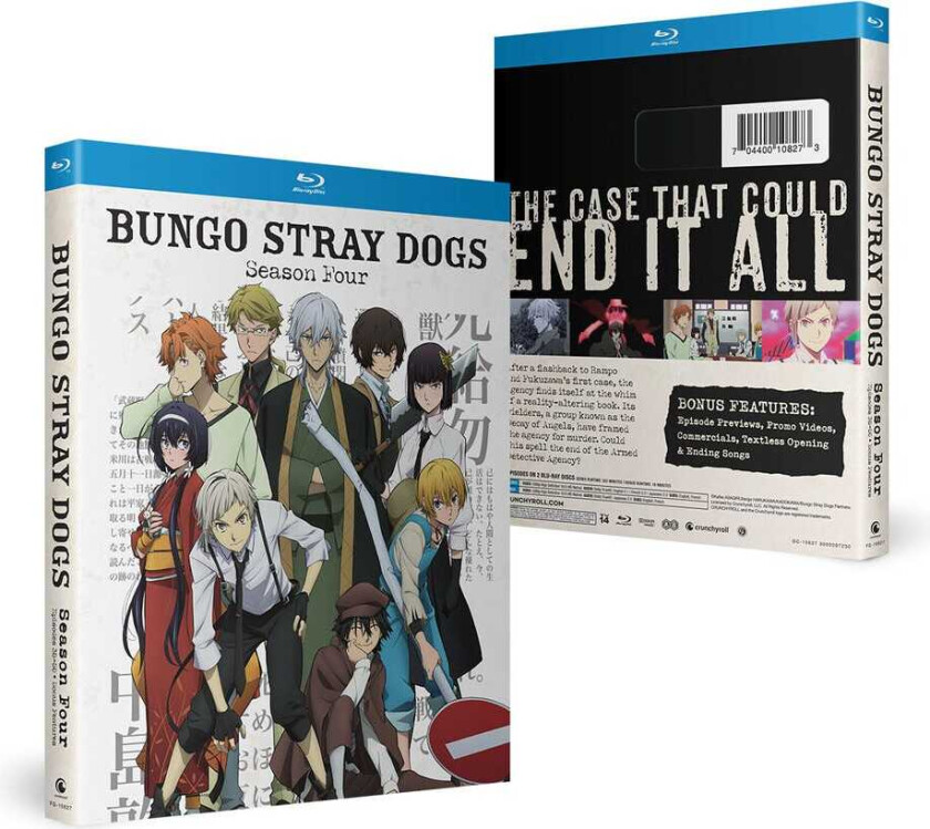 Bungo Stray Dogs Sesong 4 Bluray