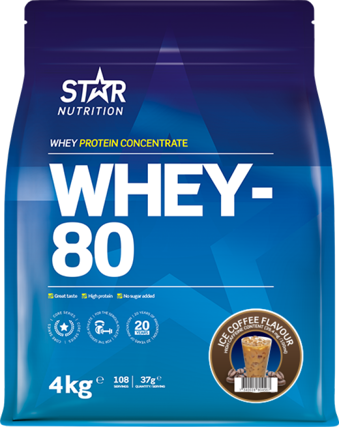 Whey-80 Myseprotein 4 kg