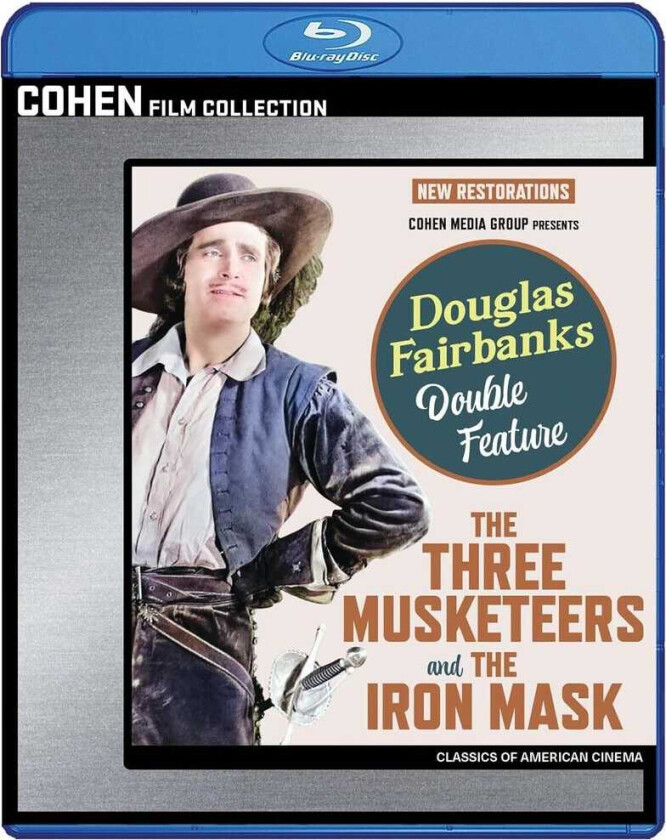 Douglas Fairbanks: Three Musketeers & Iron Mask Bluray