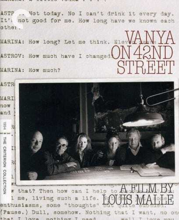Vanya On 42nd Street Bluray