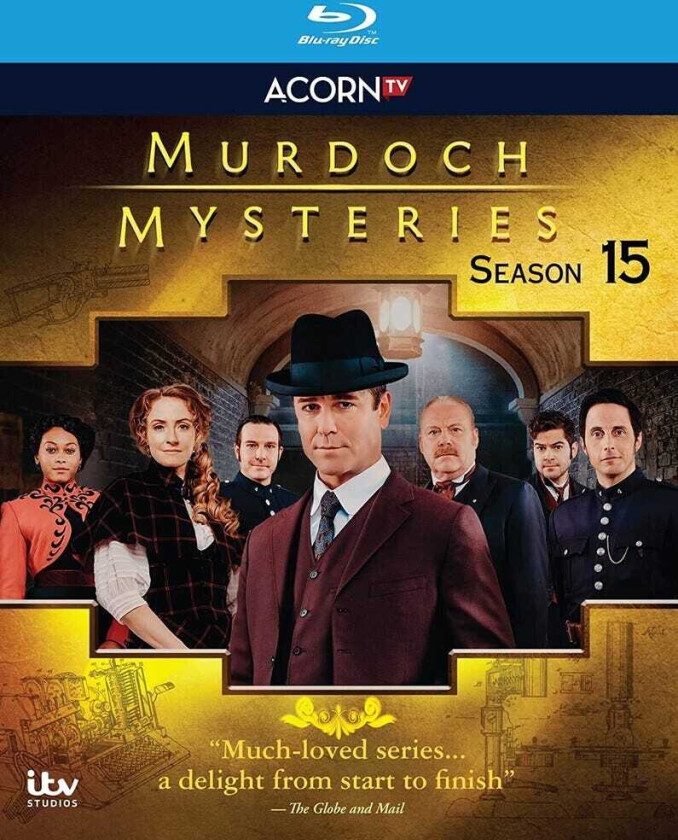 Murdoch Mysteries Sesong 15 Bluray