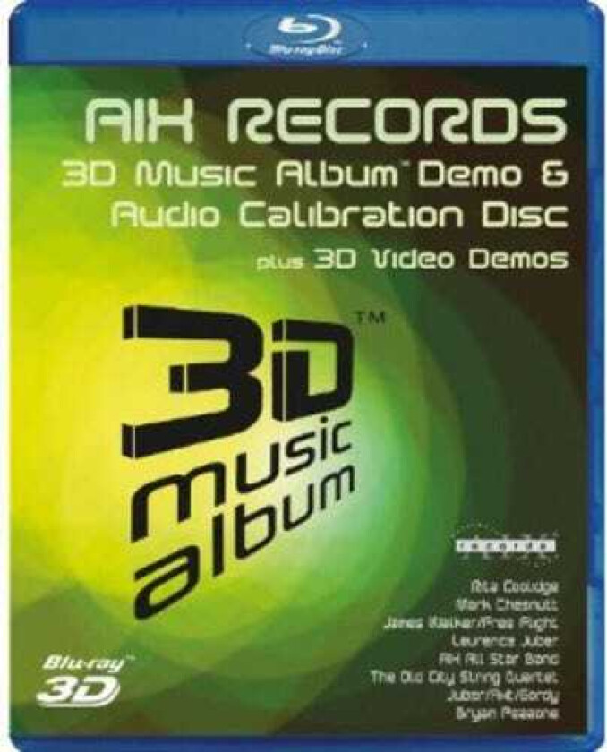 3d Music Album / Various Bluray