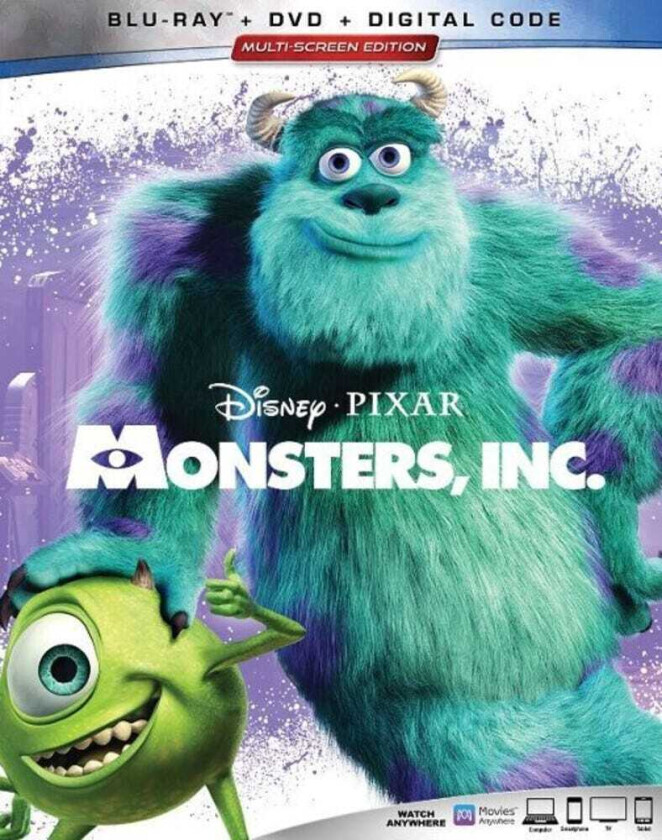 Monsters Inc Bluray