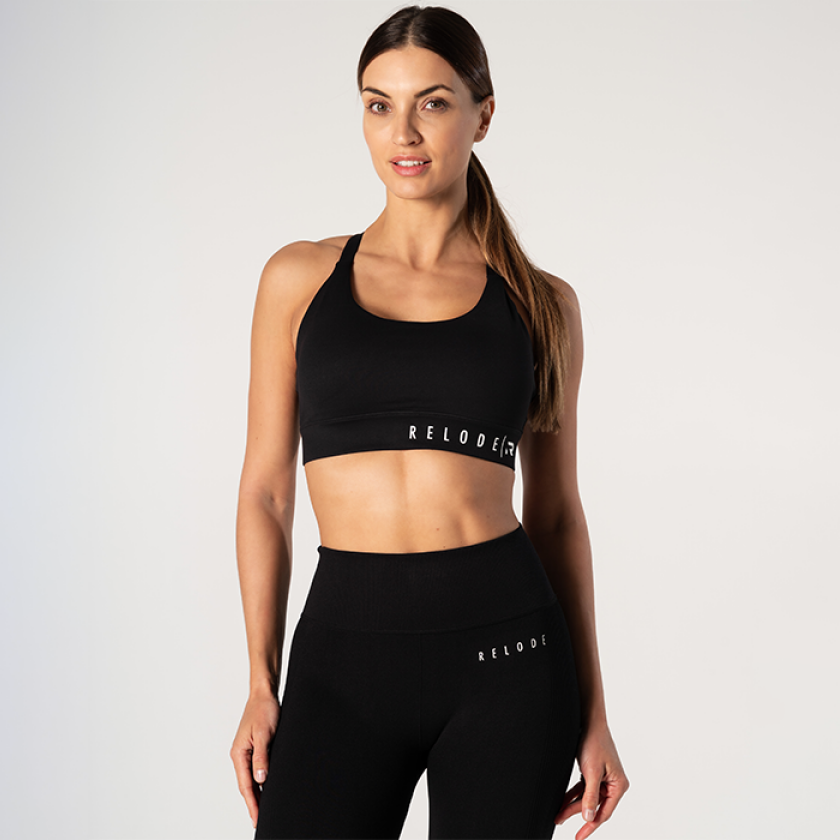 Core Sports Bra, Black
