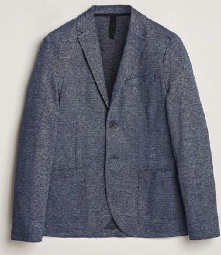 Linen Blend Blazer Denim
