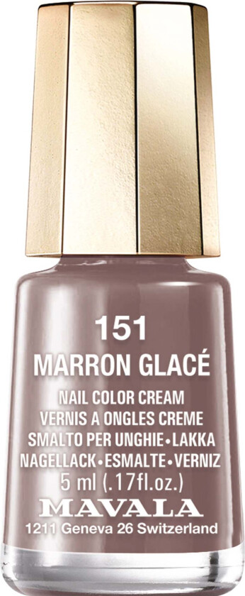 Mavala Nail Color Cream, 151 Marron Glacé, 5 ml Mavala Alle farger
