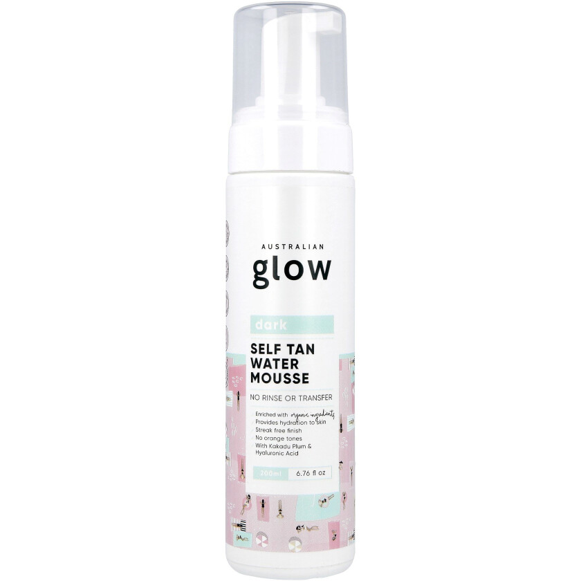 Hydrating Self-Tan Water Mousse with Kakadu Plum, 200 ml Selvbruning