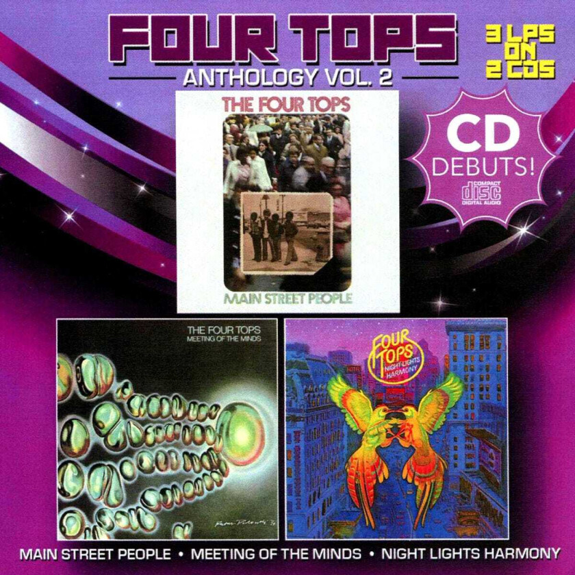 The Four Tops Anthology 2: Main Street Peoplemeeting Of Minds CD