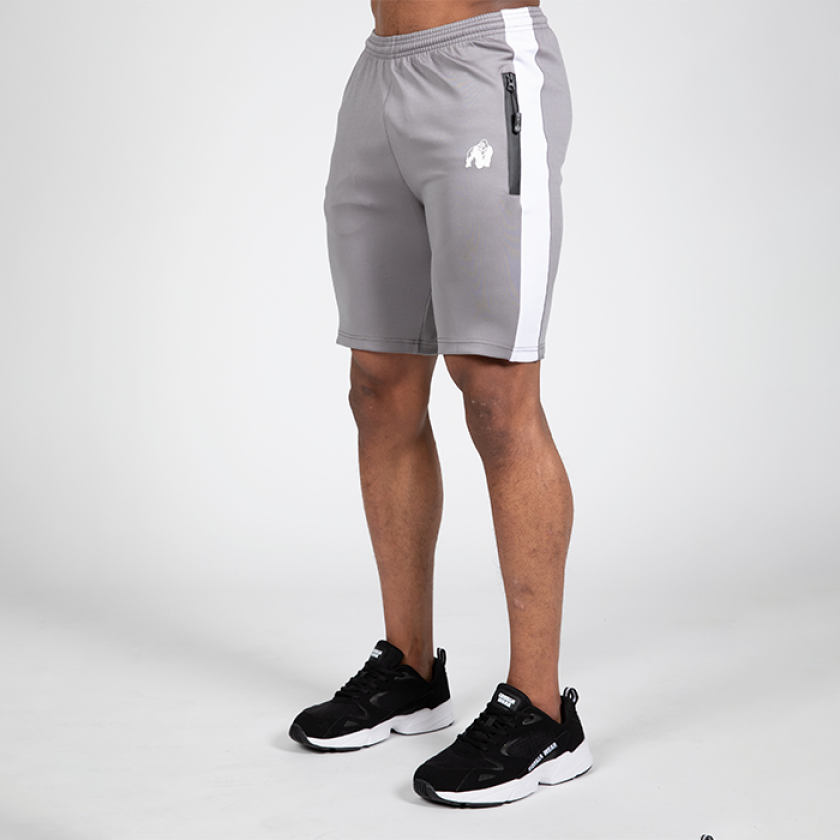 Benton Track Shorts, Grey