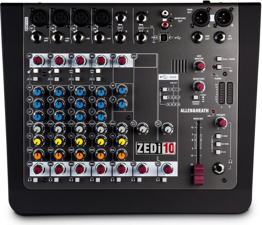 Allen and Heath ZEDi-10 Kompakt Mikser og USB Interface