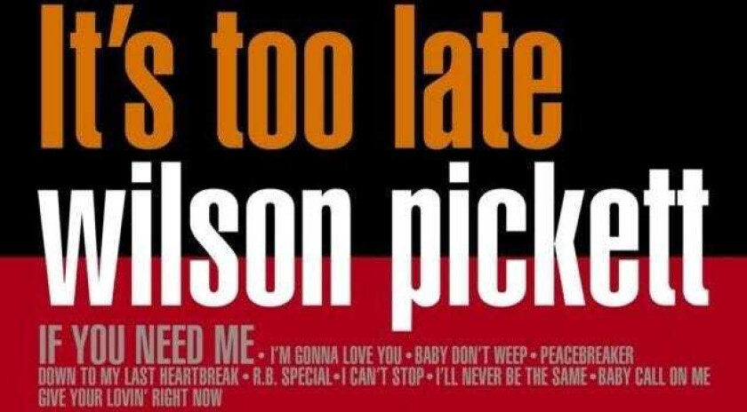 Wilson Pickett It's Too Late LP/Vinyl