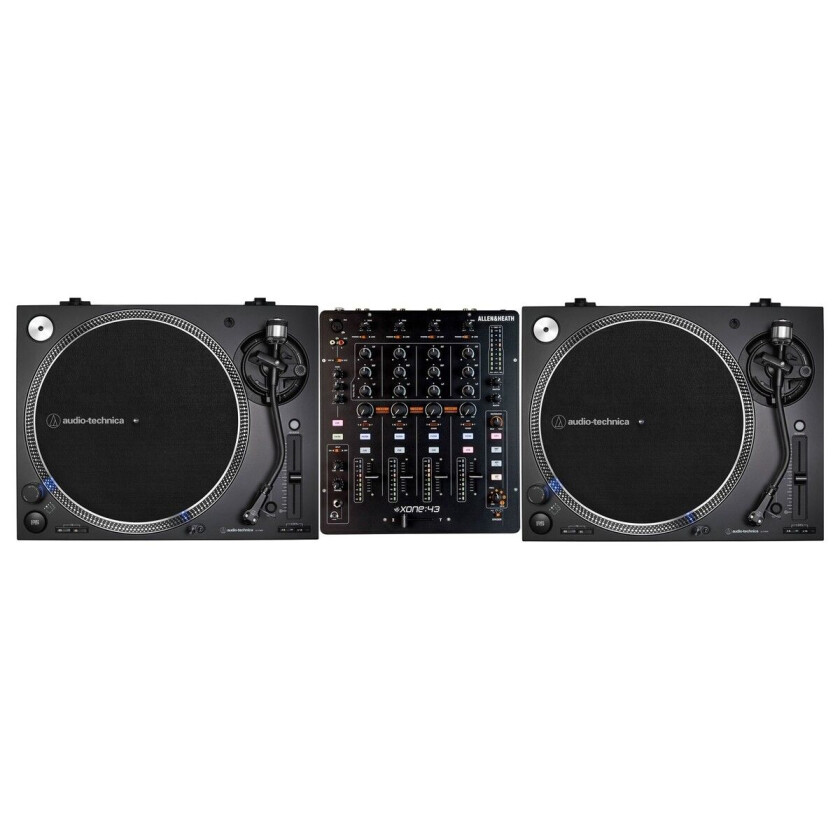 Audio Technica AT-LP140XP Direct Drive DJ-Platespiller Svart