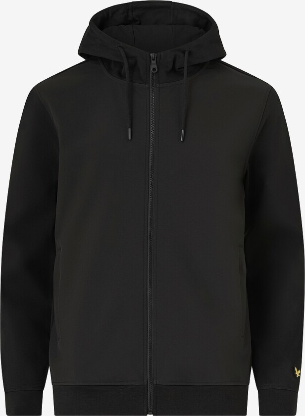 Hettegenser Softshell Hybrid Zip Through Hoodie - Svart