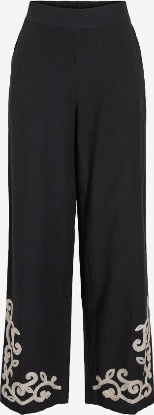 Bukser viPolene HW Pants - Svart
