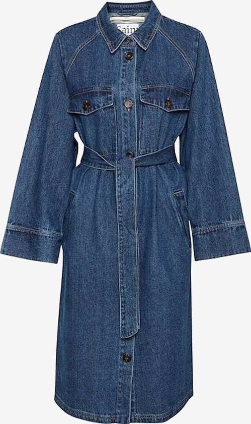 Dongerijakke IlbaSZ Denim Coat - Blå