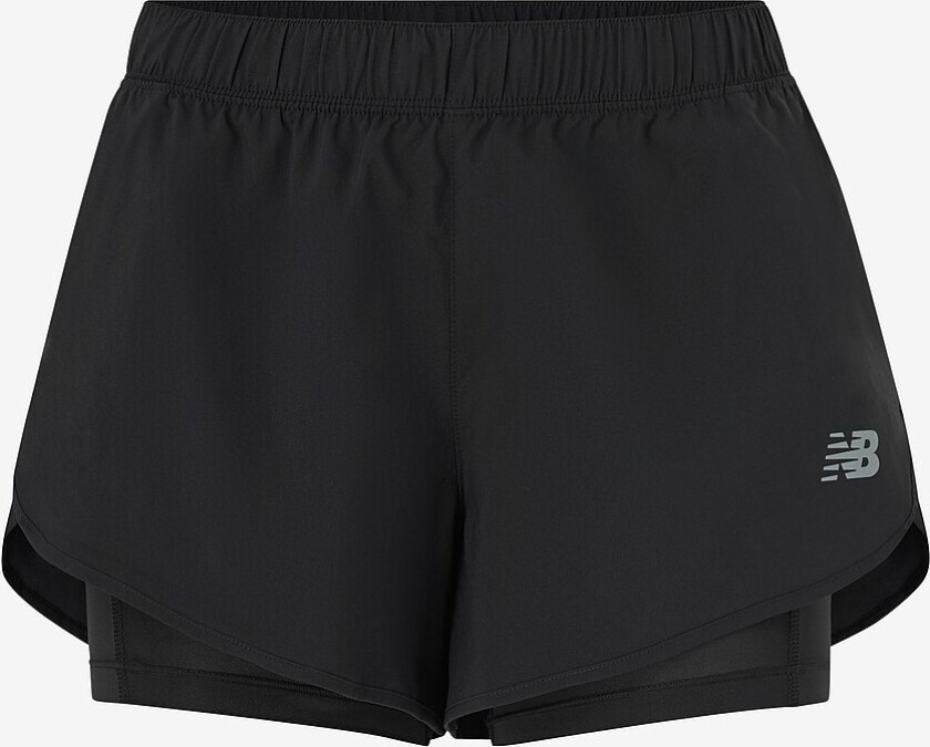 Løpeshorts Sport 2-in-1 Short 3" - Svart
