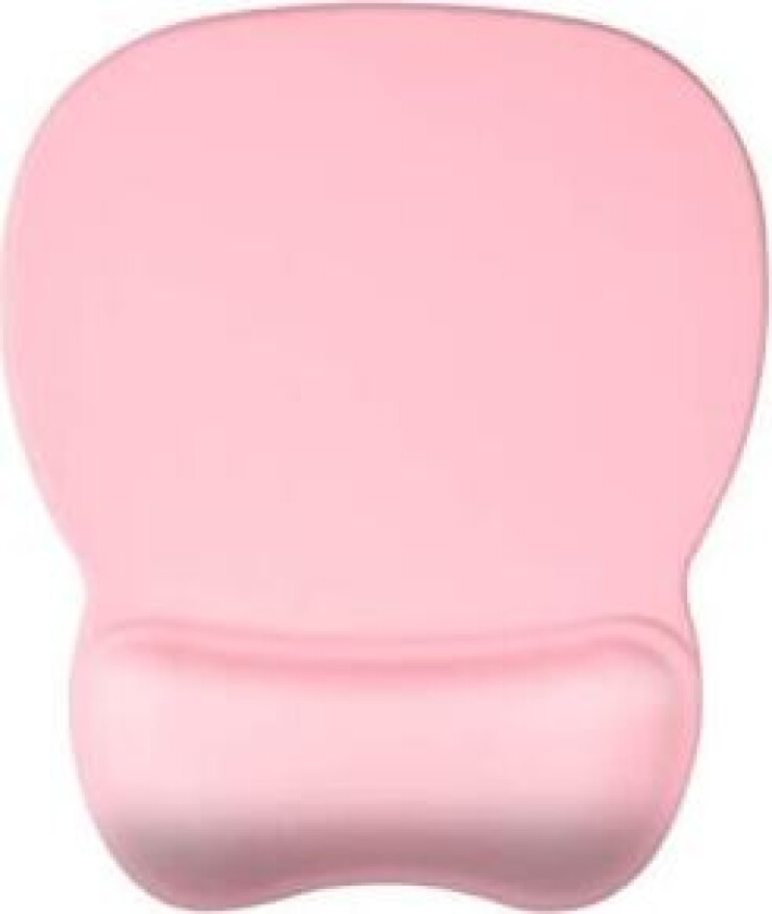 Rosa - musematte med ergonomisk håndleddsstøtte, 4 mm memory foam-pute