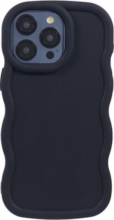 iPhone 13 Pro Mobildeksel Bølgete Svart