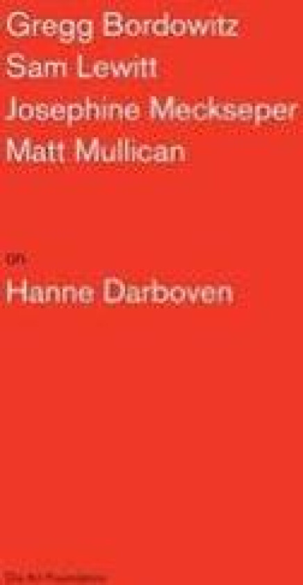 Artists on Hanne Darboven