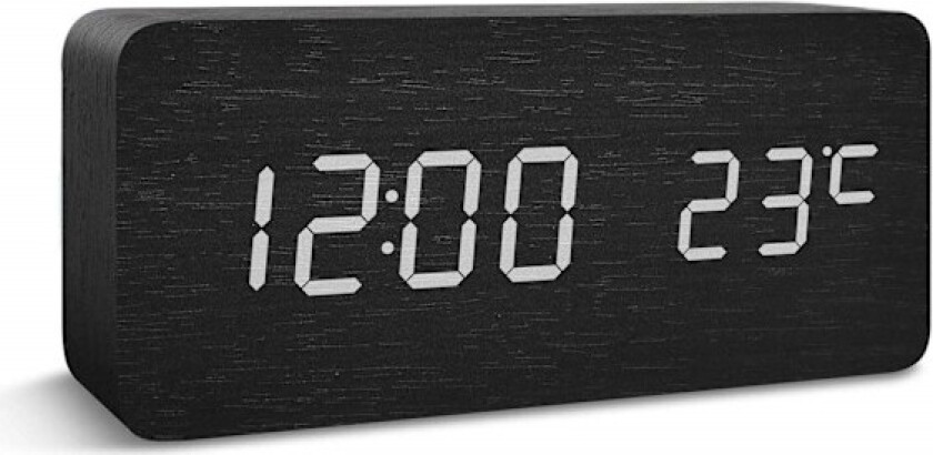 INF Digital LED vekkerklokke Svart Sort
