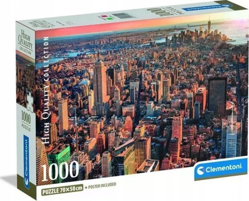 Cle Puzzle 1000 Compactnew York City 39944