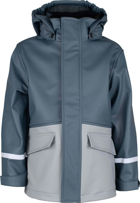 Vestby Fôret Regnjakke, Blue/Grey, 170 - Regntøy - Polyester,PU